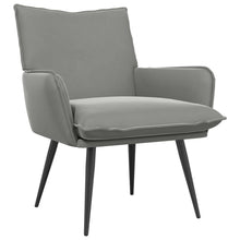 Fauteuil Lichtgrijs fluweel