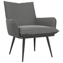 Fauteuil Donkergrijs fluweel
