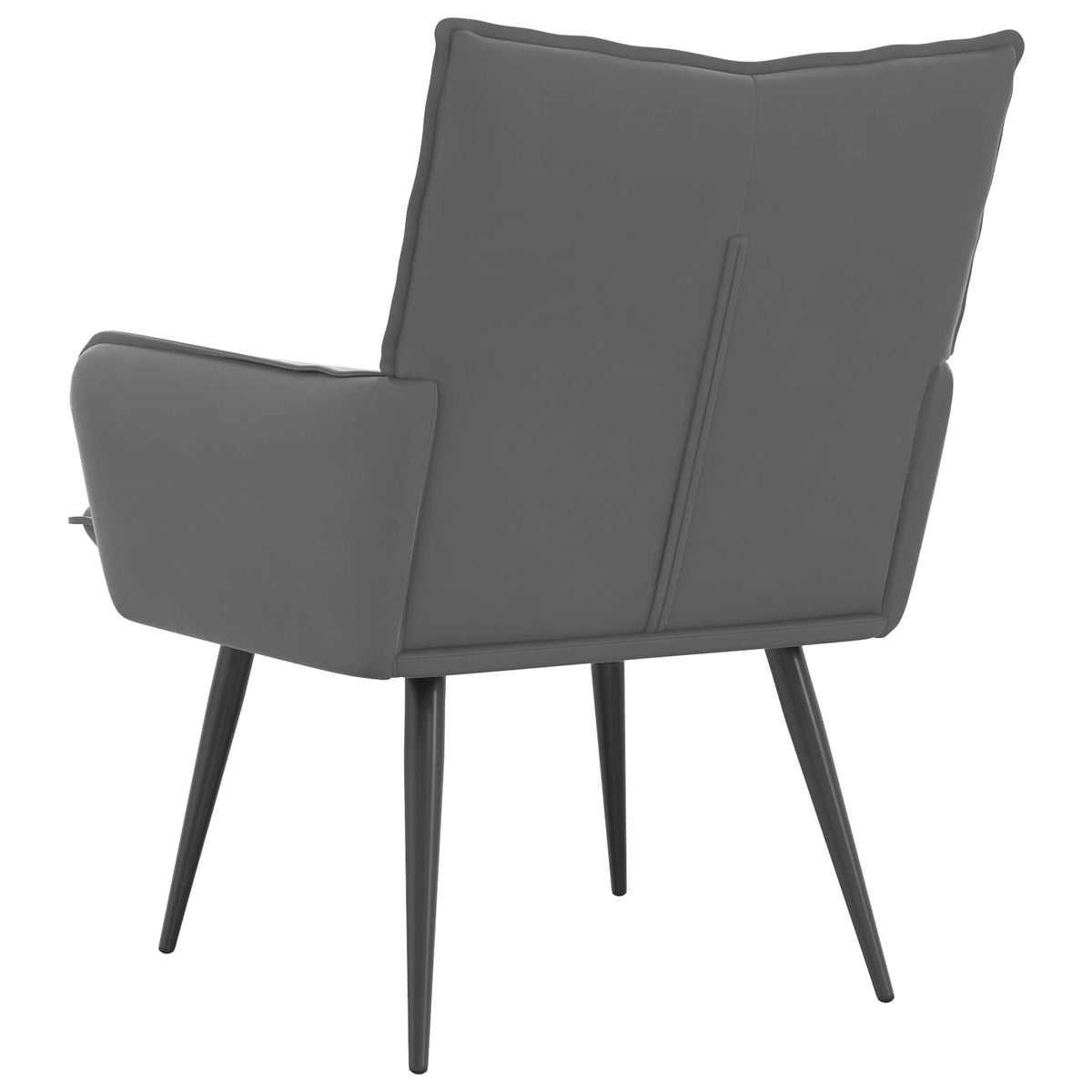 Fauteuil Donkergrijs fluweel