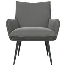 Fauteuil Donkergrijs fluweel