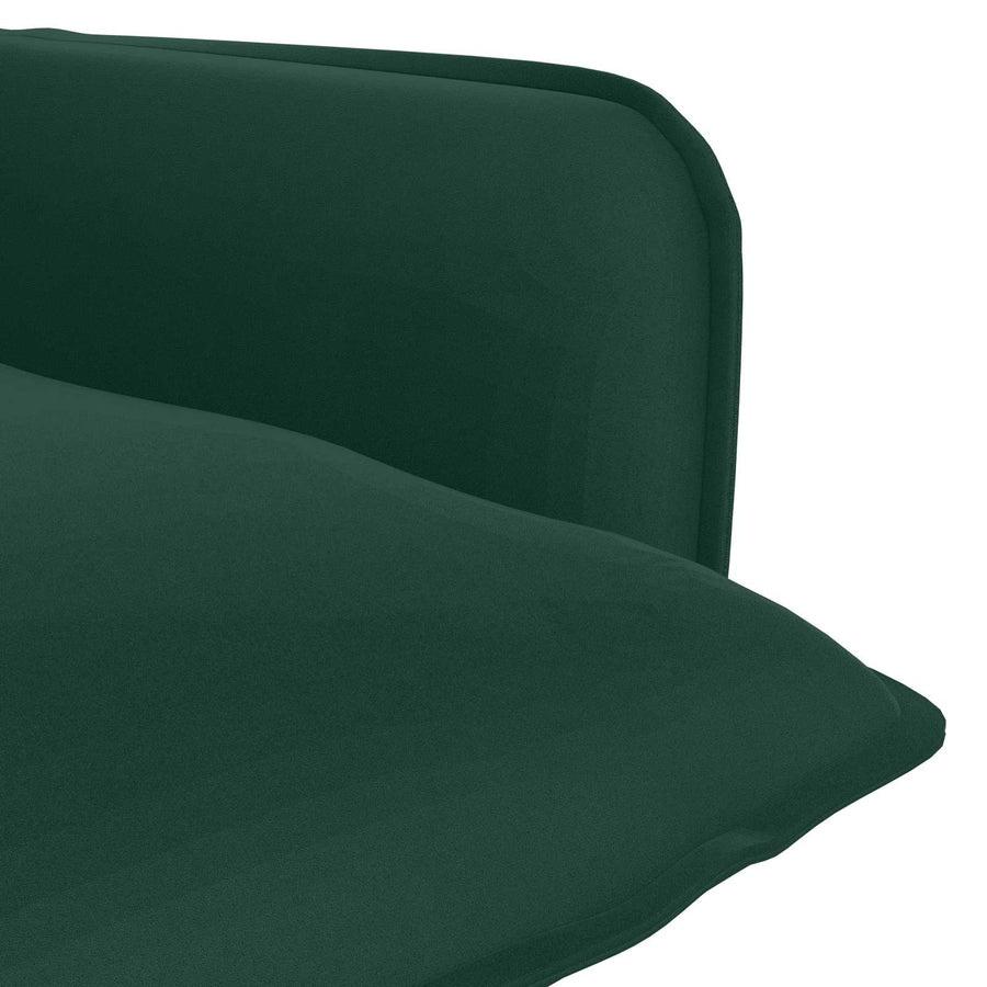 Fauteuil Donkergroen fluweel