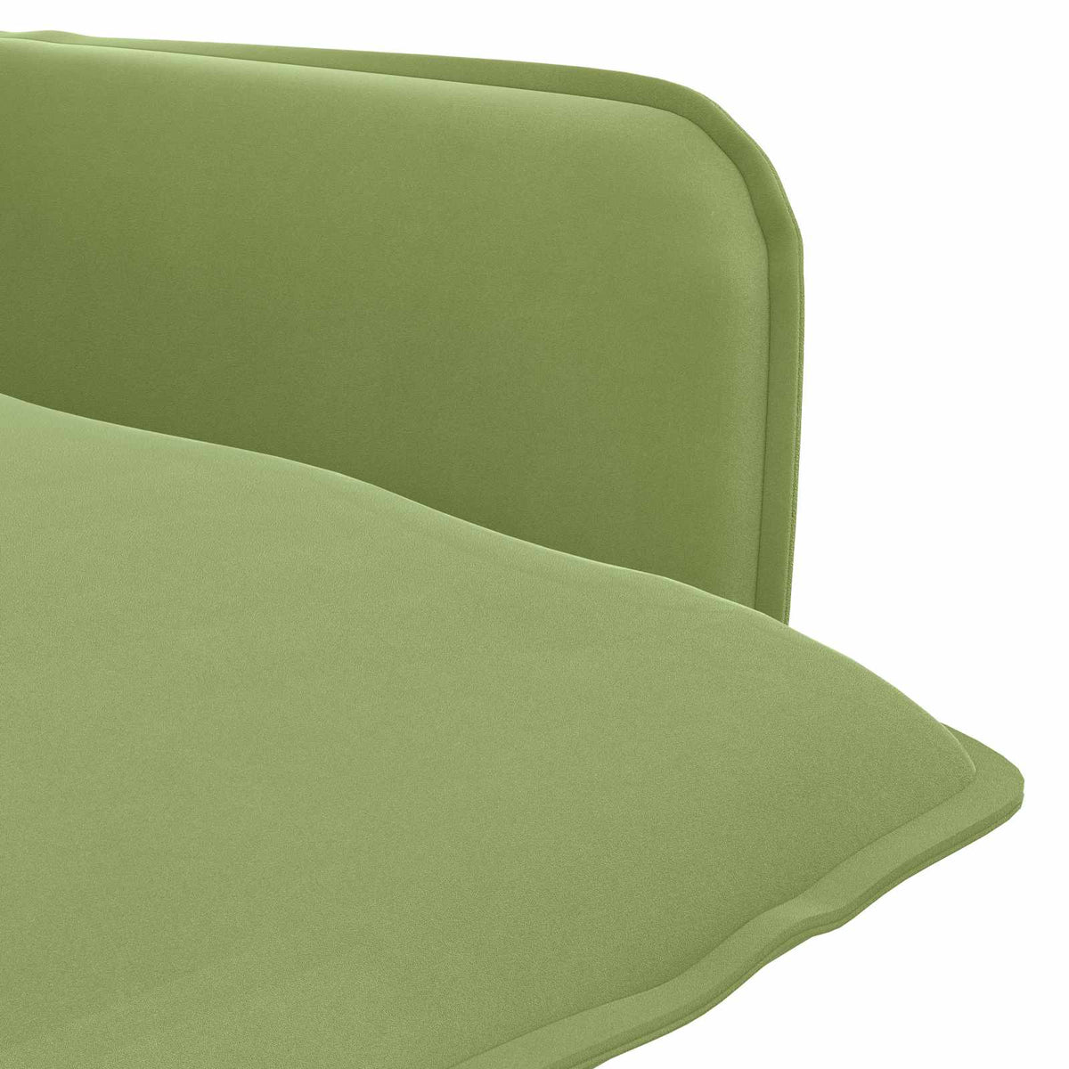Fauteuil Lichtgroen fluweel