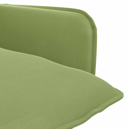 Fauteuil Lichtgroen fluweel