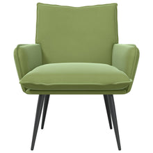 Fauteuil Lichtgroen fluweel