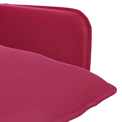 Fauteuil Wijnrood fluweel