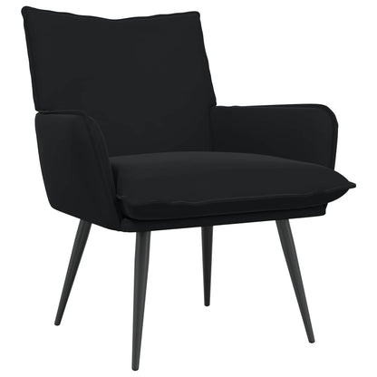 Fauteuil Zwart fluweel