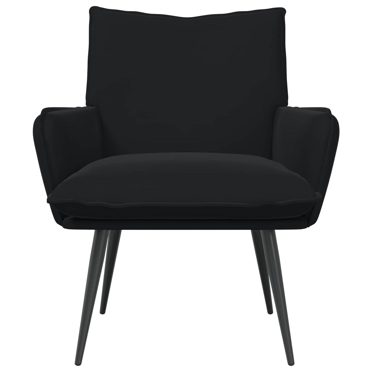 Fauteuil Zwart fluweel