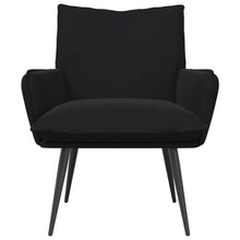 Fauteuil Zwart fluweel
