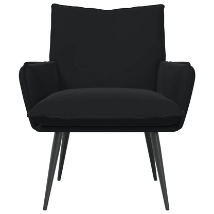 Fauteuil Zwart fluweel