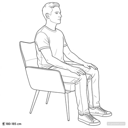 Fauteuil Crèmekleurig fluweel