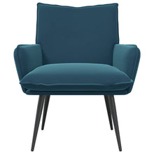 Fauteuil Blauw fluweel