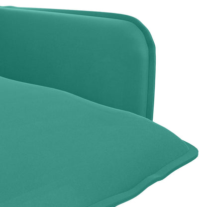 Fauteuil Turquoise fluweel