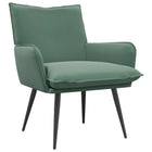 Fauteuil zeegroen fluweel 70x73x83 cm