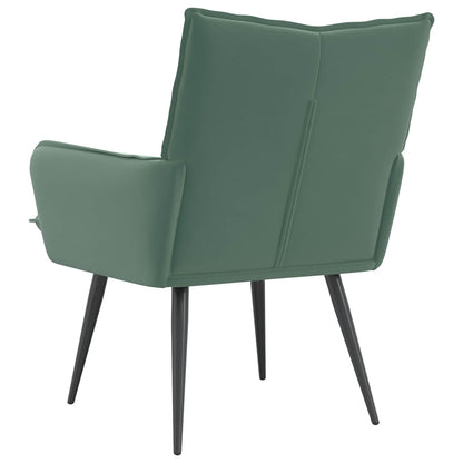 Fauteuil Zeegroen fluweel