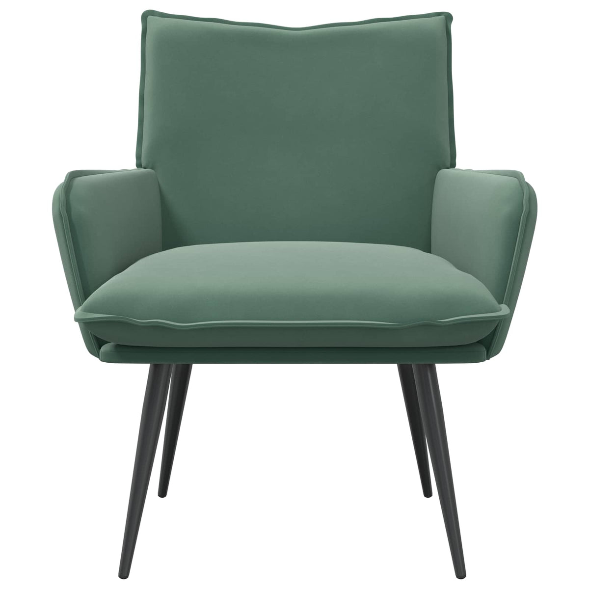Fauteuil Zeegroen fluweel
