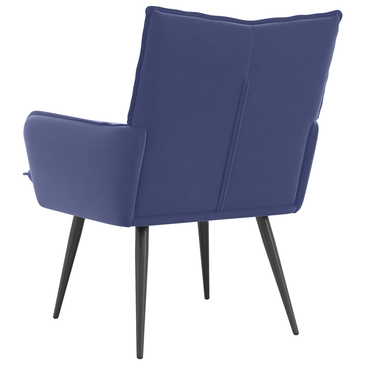 Fauteuil Politieblauw fluweel