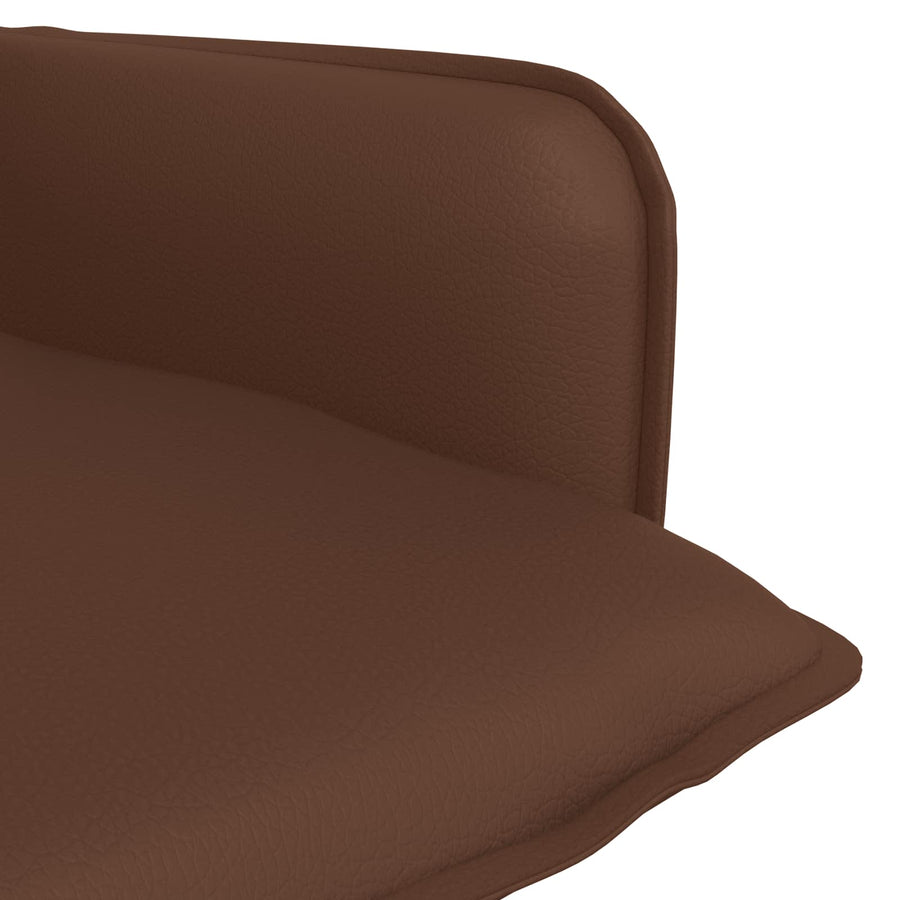 Fauteuil Bruin Kunstleer