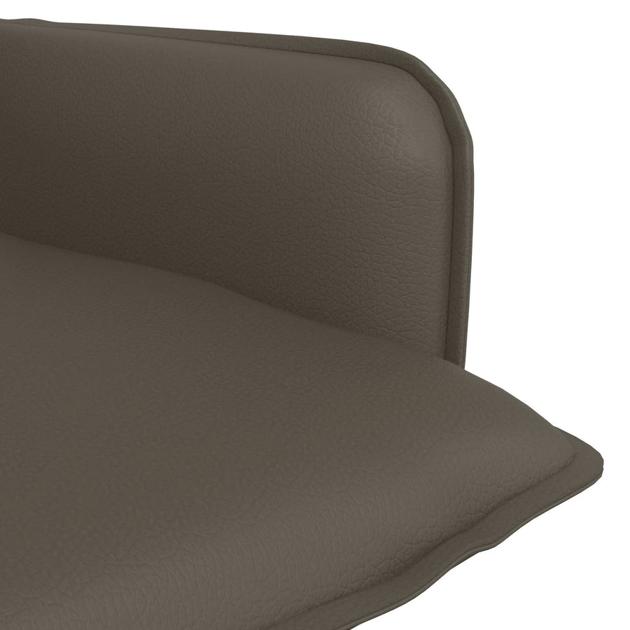 Fauteuil Grijs Kunstleer