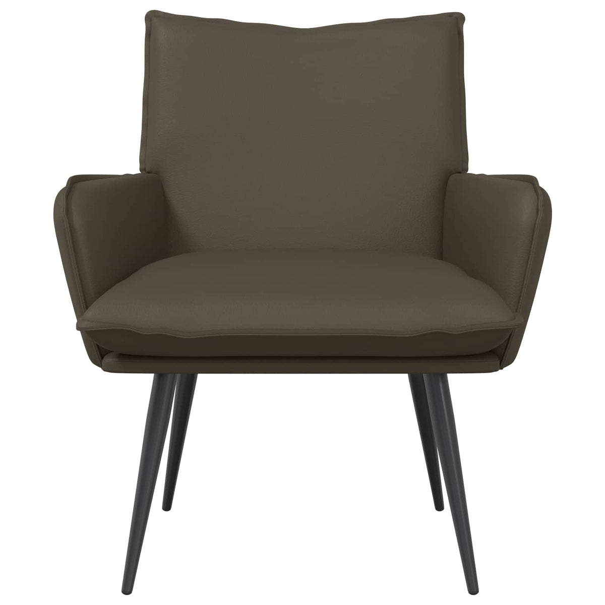 Fauteuil Grijs Kunstleer