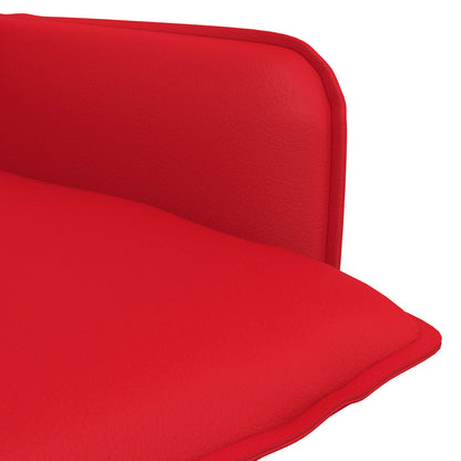 Fauteuil Rood Kunstleer