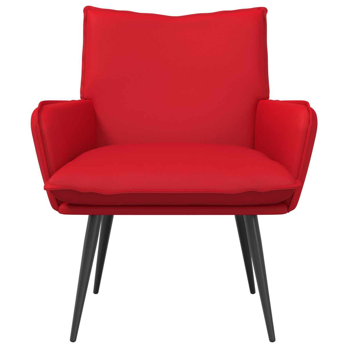 Fauteuil Rood Kunstleer