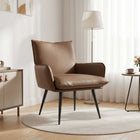 Fauteuil cappuccino 70x73x83 cm kunstleer