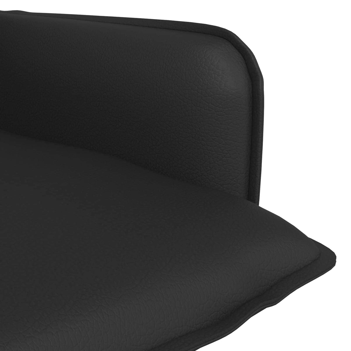 Fauteuil Zwart Kunstleer