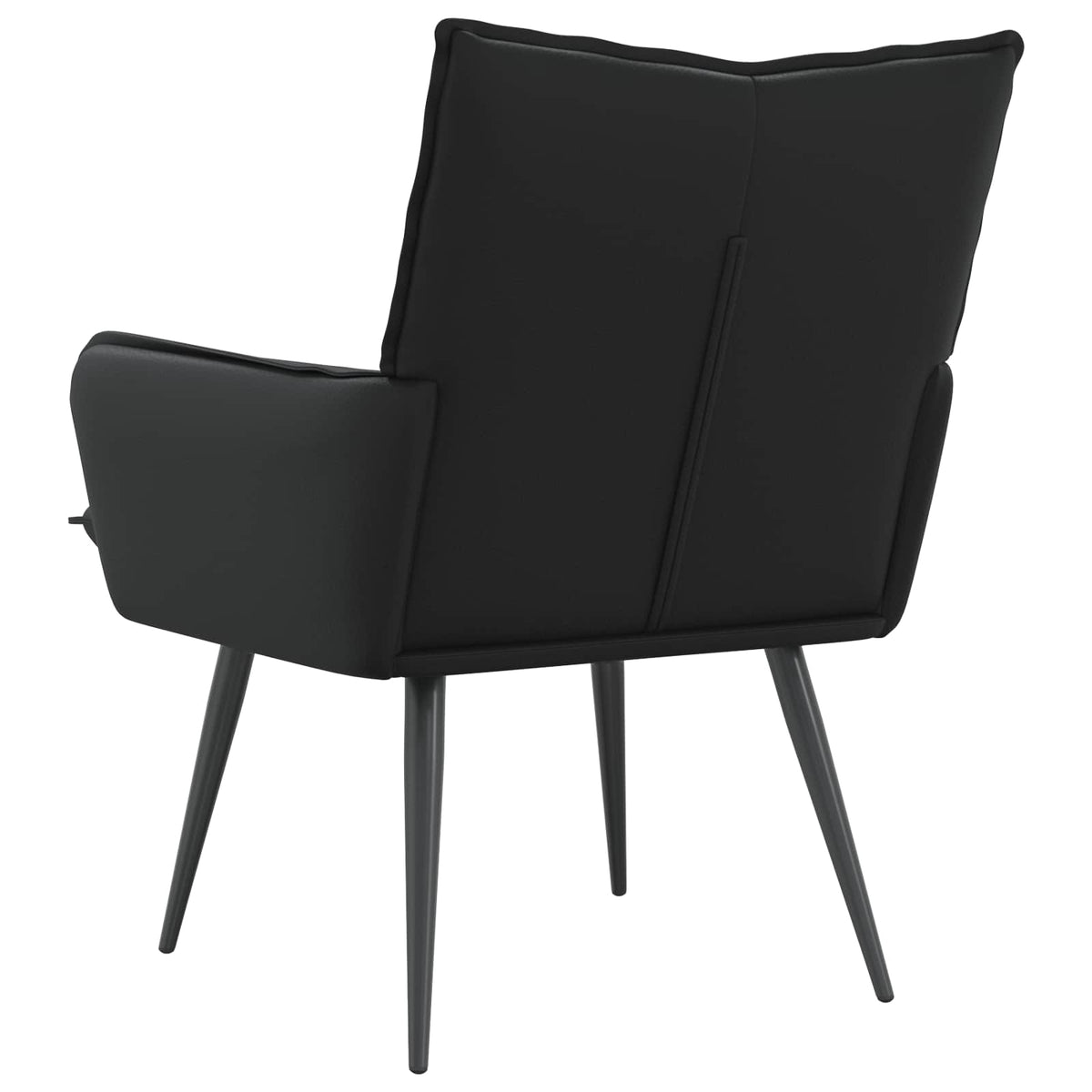 Fauteuil Zwart Kunstleer