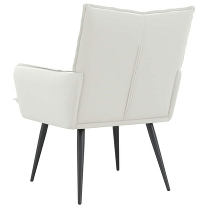 Fauteuil Wit Kunstleer