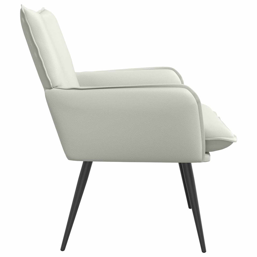 Fauteuil Wit Kunstleer