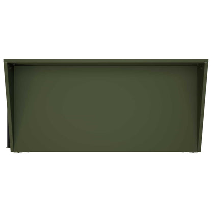 Pottafel met Wielen 96 x 50 x 89 cm Koudgewalst staal