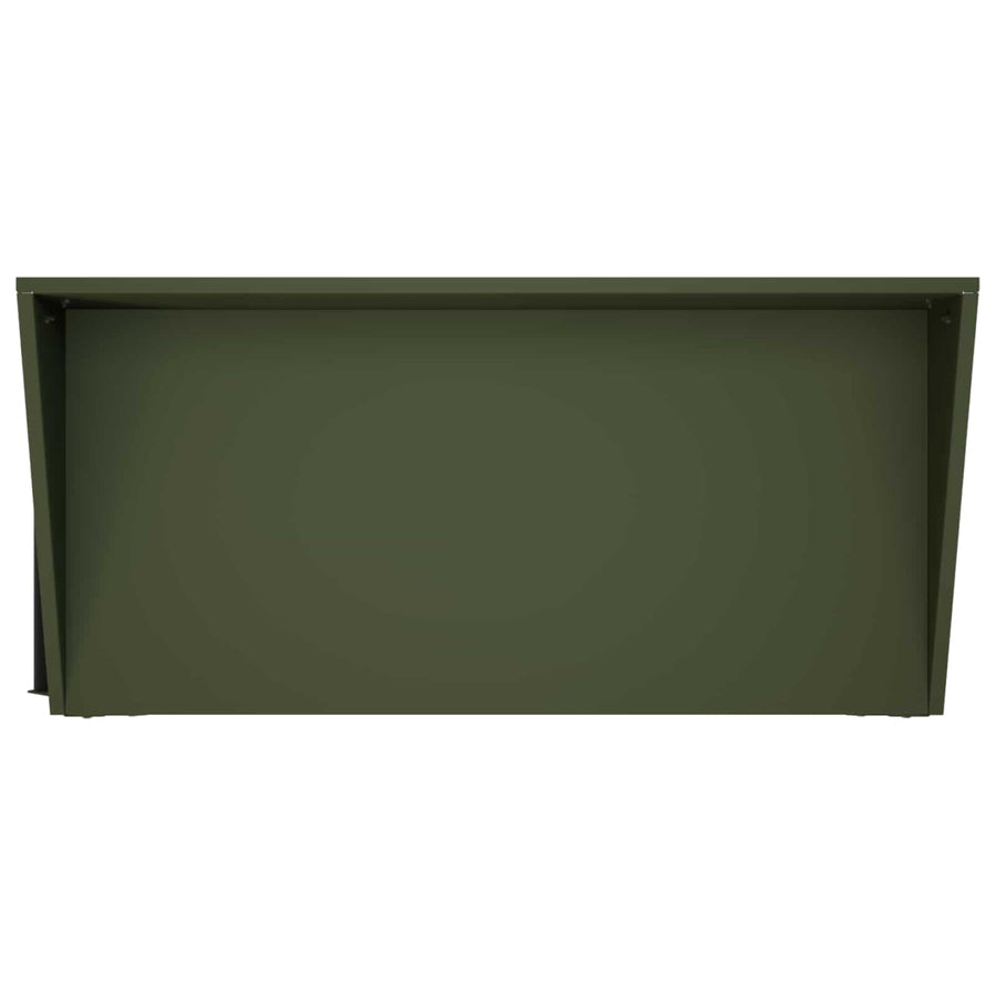 Pottafel met Wielen 96 x 50 x 89 cm Koudgewalst staal