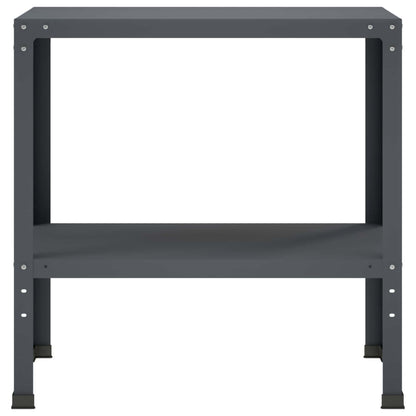Planttafel 100 x 40 x 80 cm Gepoedercoat staal Antraciet