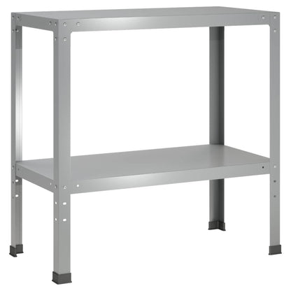 Planttafel 100 x 40 x 80 cm Gegalvaniseerd staal zilver