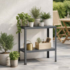 Plantentafel 80x40x80 cm gepoedercoat staal antraciet