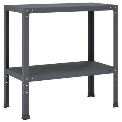 Planttafel 80 x 40 x 80 cm Gepoedercoat staal Antraciet