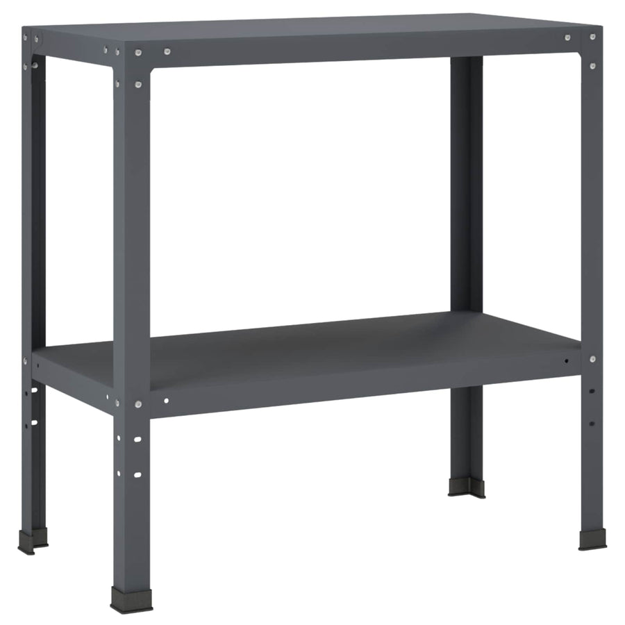 Planttafel 80 x 40 x 80 cm Gepoedercoat staal Antraciet