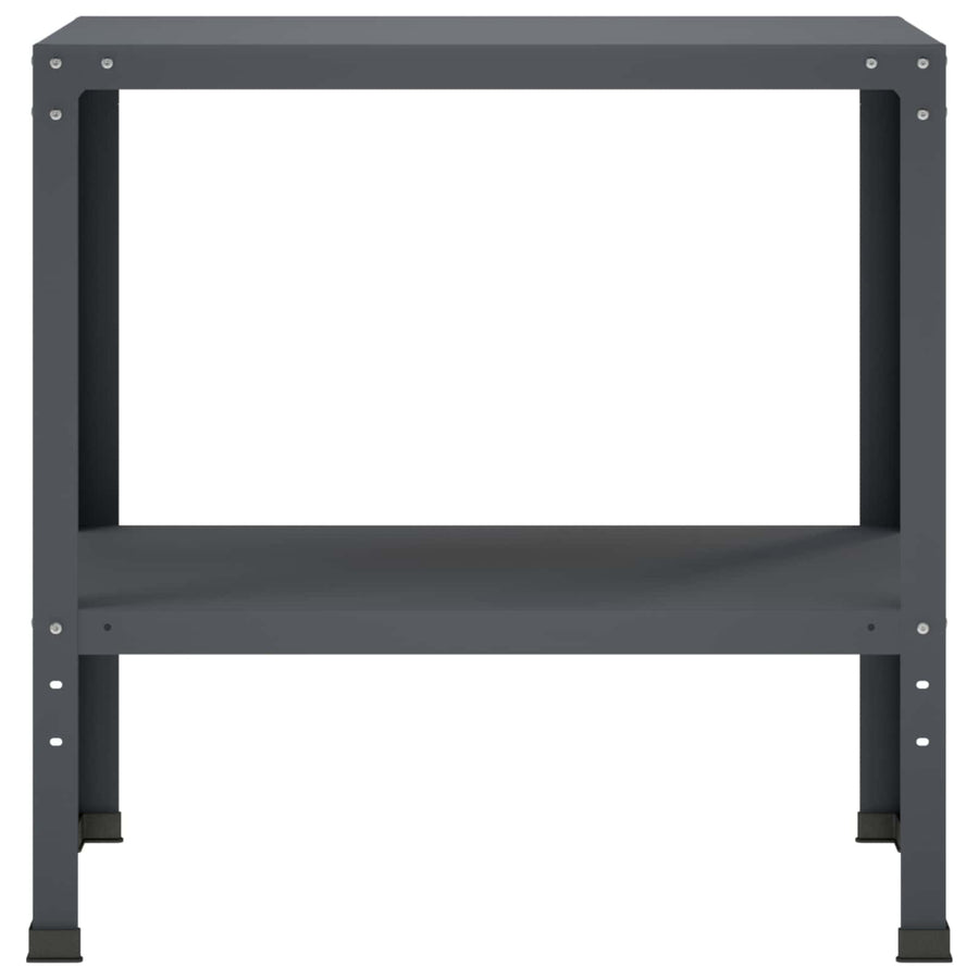 Planttafel 80 x 40 x 80 cm Gepoedercoat staal Antraciet