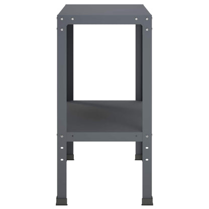 Planttafel 80 x 40 x 80 cm Gepoedercoat staal Antraciet