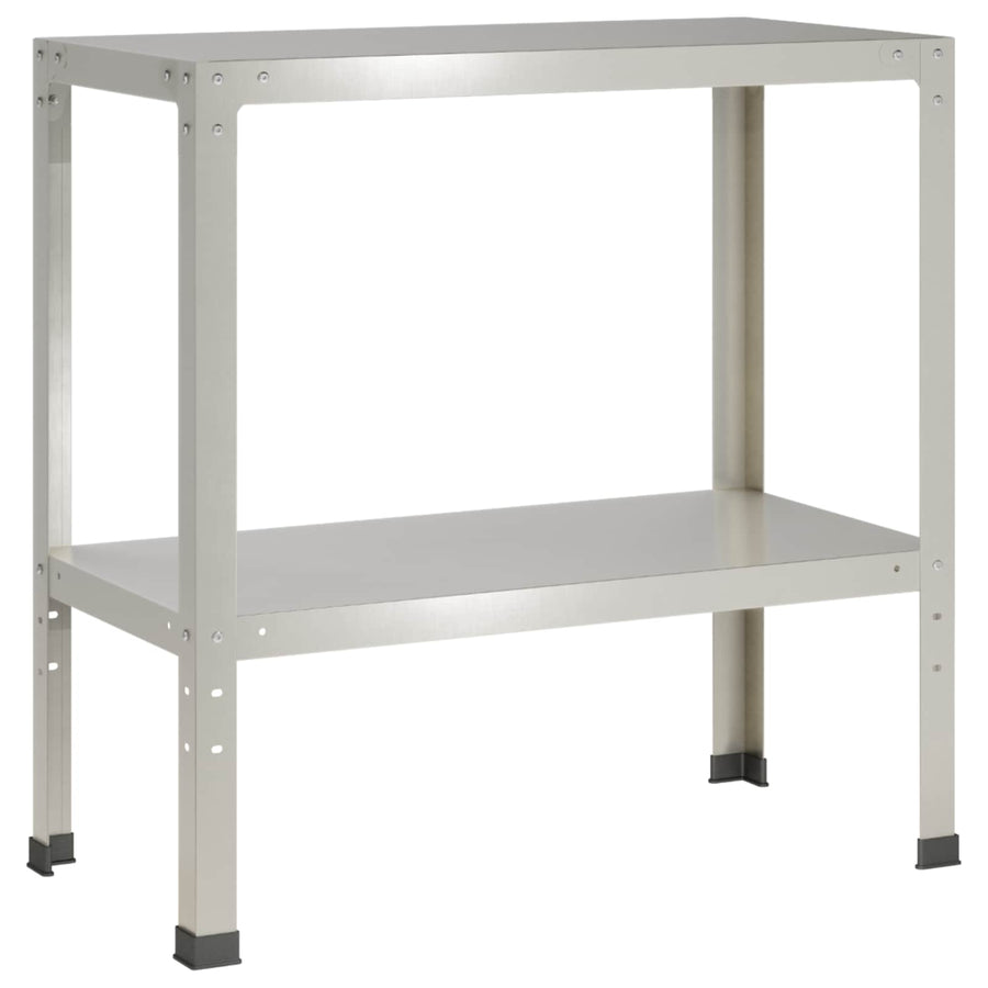 Planttafel 80 x 40 x 80 cm Roestvrij staal zilver