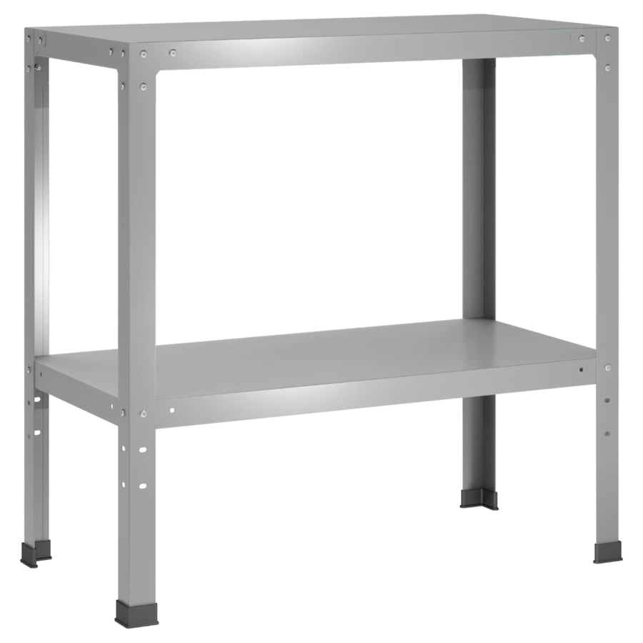 Planttafel 80 x 40 x 80 cm Gegalvaniseerd staal zilver