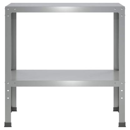 Planttafel 80 x 40 x 80 cm Gegalvaniseerd staal zilver