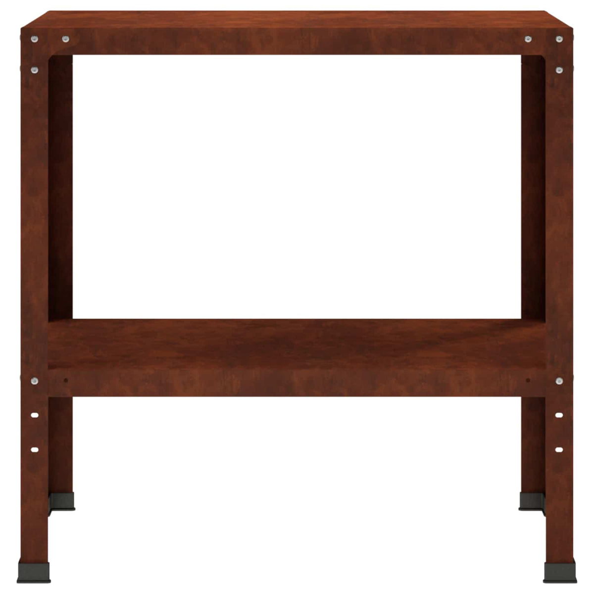 Planttafel 80 x 40 x 80 cm weervast staal Roestkleurig