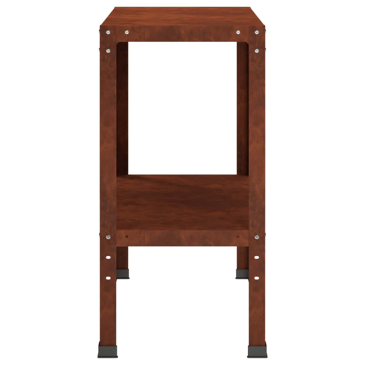 Planttafel 80 x 40 x 80 cm weervast staal Roestkleurig