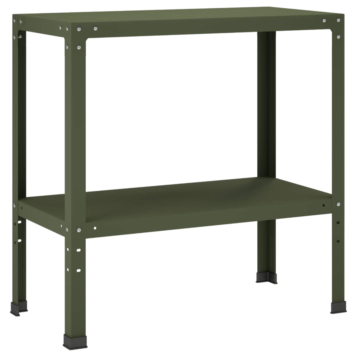 Planttafel 60 x 40 x 80 cm Gepoedercoat staal Olijfgroen