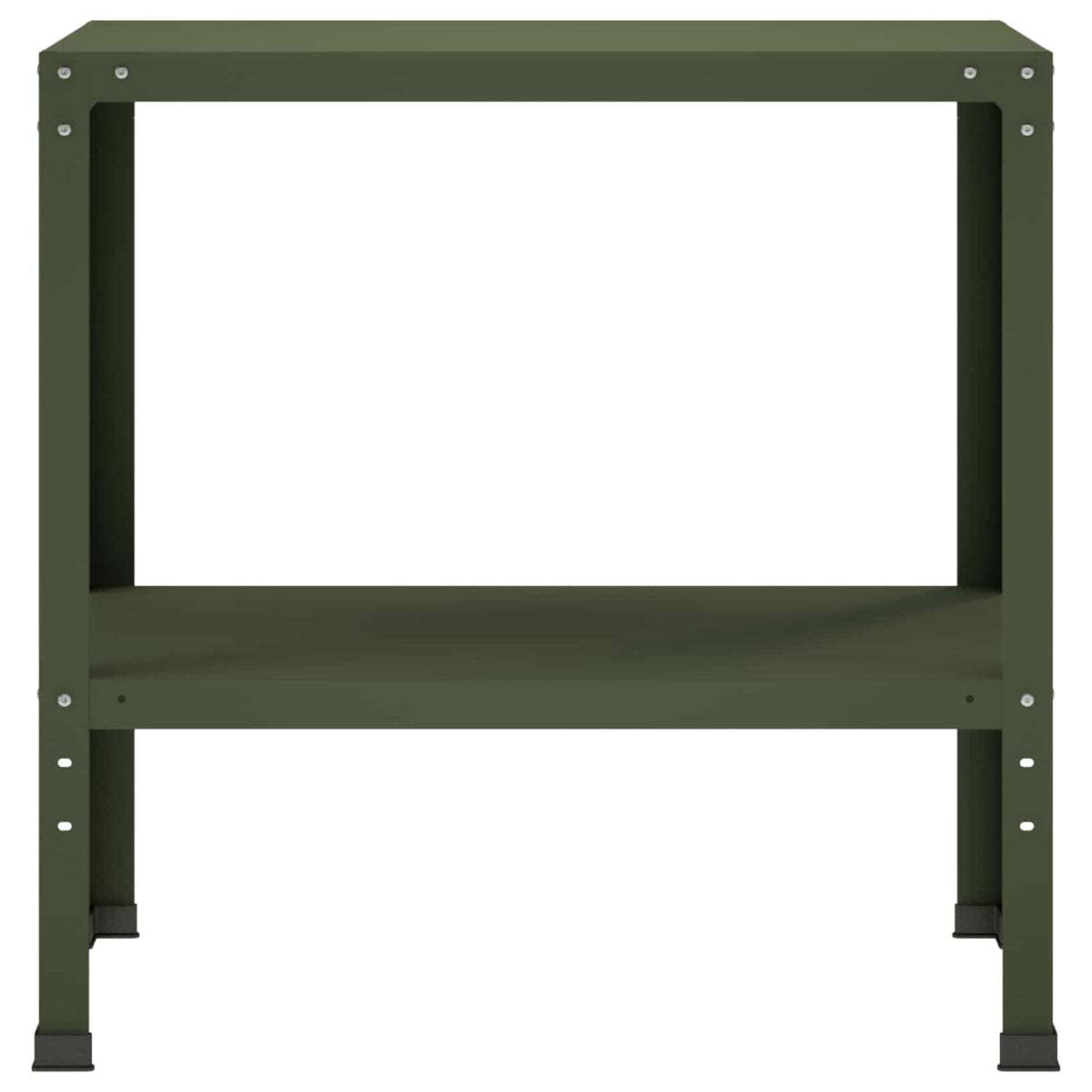 Planttafel 60 x 40 x 80 cm Gepoedercoat staal Olijfgroen