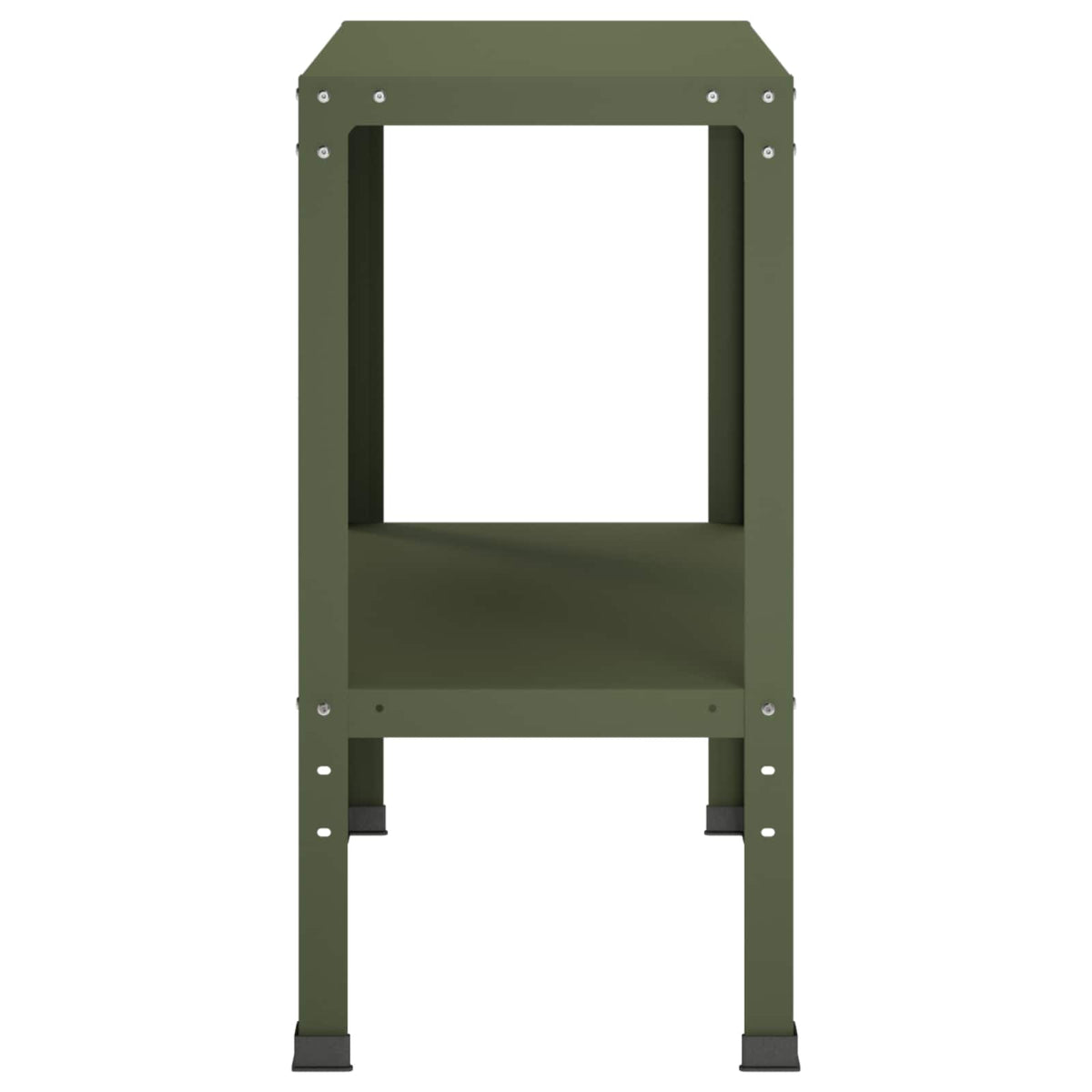 Planttafel 60 x 40 x 80 cm Gepoedercoat staal Olijfgroen