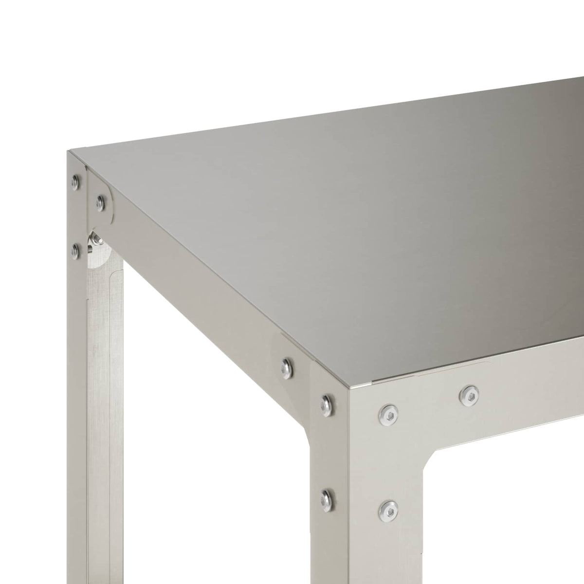 Planttafel 60 x 40 x 80 cm Roestvrij staal zilver