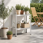 Planttafel 60x40x80 cm roestvrij staal