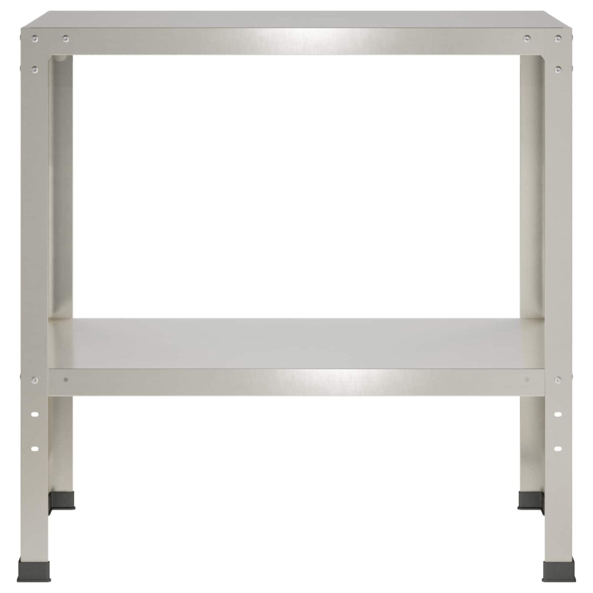 Planttafel 60 x 40 x 80 cm Roestvrij staal zilver